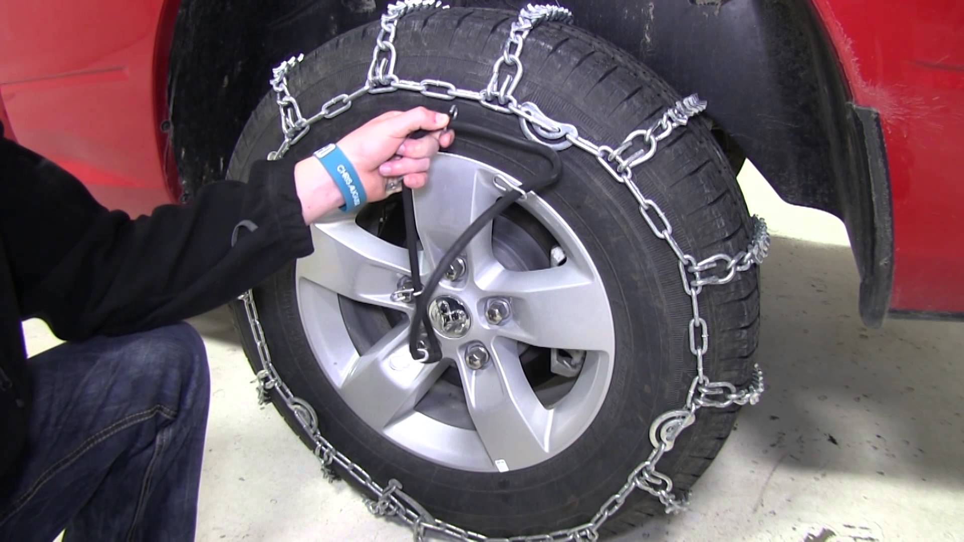 نحوه ی استفاده از زنجیر چرخ