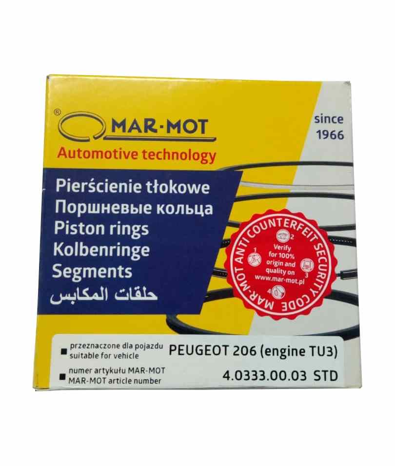 رینگ موتور استاندارد پژو 206-T2 مارموت