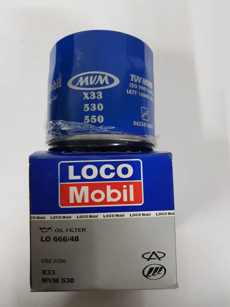 فیلتر روغن ام وی ام 550 و 530 و X33 لوکومبیل